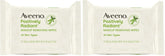 Aveeno Positively Radiant Makeup Remover Wipes, Gentle Individual Face Wipes with Moisture-rich Soy Extract to help leave your skin looking bright, Hypoallergenic Formula, Non-Comedogenic (Pack of 50)
