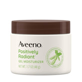 Aveeno Positively Radiant Brightening Gel Facial Moisturizer with Hyaluronic Acid & Tone-Correcting Soy, Hydrates for 48 Hours to Even Skin Tone & Texture, 1.7 oz