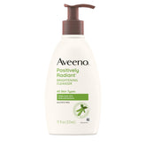 Aveeno Positively Radiant Brightening Facial Cleanser with Moisture Rich Soy Extract, Helps Even Skin Tone & Texture While Gently Lifting Away Dirt, Oil & Makeup, Sulfate-Free, 11 fl. oz