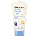 Aveeno Eczema Therapy Daily Moisturizing Body Cream for Itchy, Dry, Sensitive Skin, Soothing Eczema Relief Cream, 1% Colloidal Oatmeal Skin Protectant, Dye-, Steroid- & Fragrance-Free, 5 oz